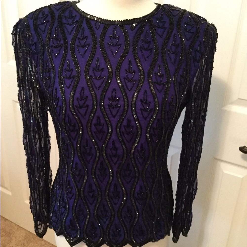 Dressy sequin top
